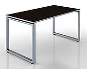 фото: стол офисный металлический Квадро, на разборном жестком каркасе, мощный, устойчивый, стильный и недорогой, есть в наличии